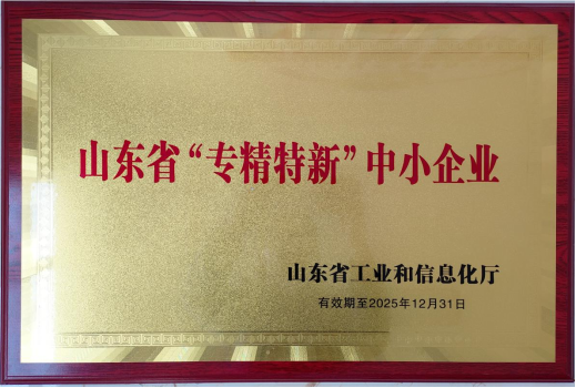 山東(dōng)省“專(zhuān)精特新”中小企(qǐ)業 